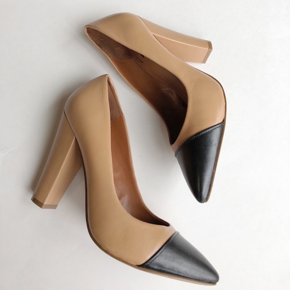 Zara Shoes - Zara Cap Toe Heels