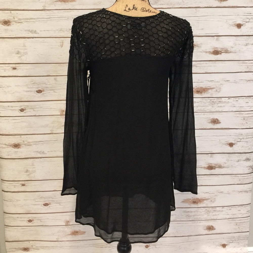 NWT MLV Dress with Sequin Inset - Picture 3 of 4