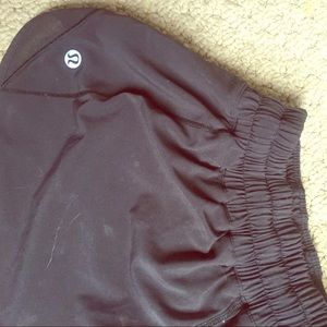 Black lululemon size 4 shorts