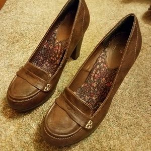 Penny loafer heels