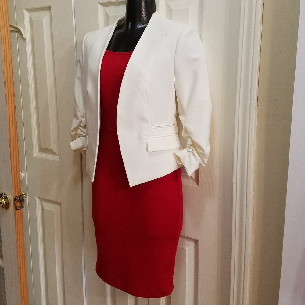 Winter White Jacket Forever XXI - Size Small - EUC