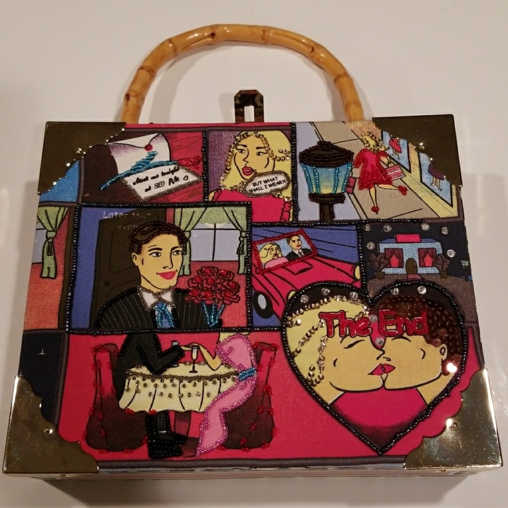 Cigar box purse evening bag