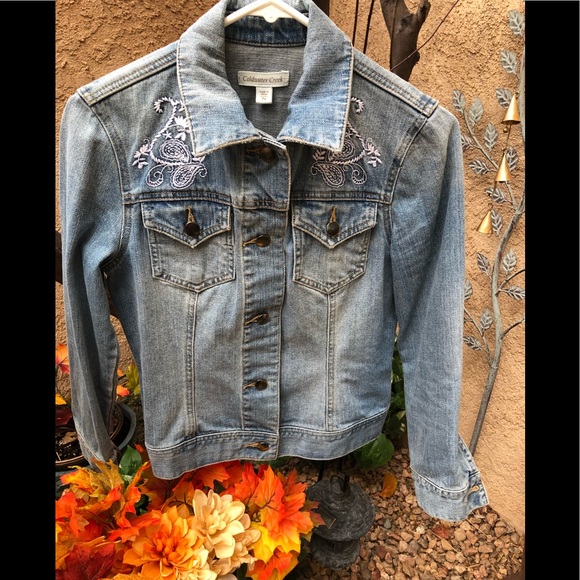 Host Pic🎉 Perfect For Fall-Embroidered Jacket 🍁 - Picture 2 of 7
