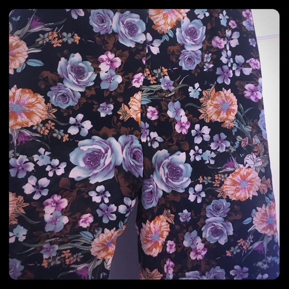 Tobi Floral Dress Flow Wide Leg Pants Size Small S - Picture 5 of 8