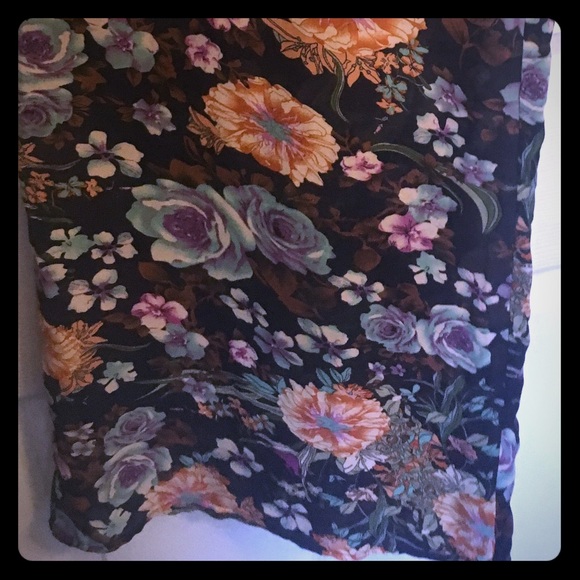 Tobi Floral Dress Flow Wide Leg Pants Size Small S - Picture 6 of 8