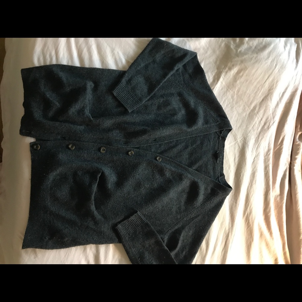 Grey fleece Cardigan