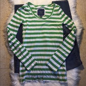American Eagle Long Sleeve Striped Shirt