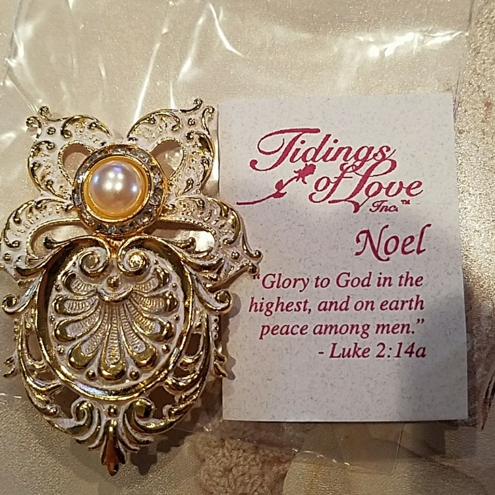 New "NOEL" Pin by Tidings of Love