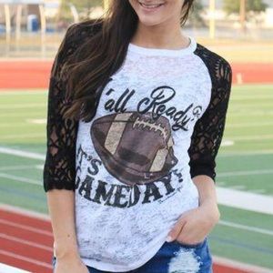 Ya’ll Ready It’s Game day Top.