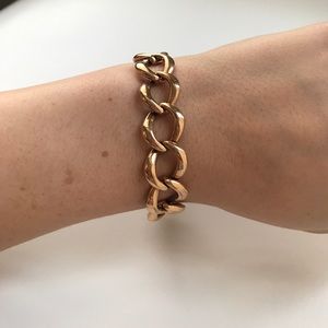 Rose gold fossil link Bracelet