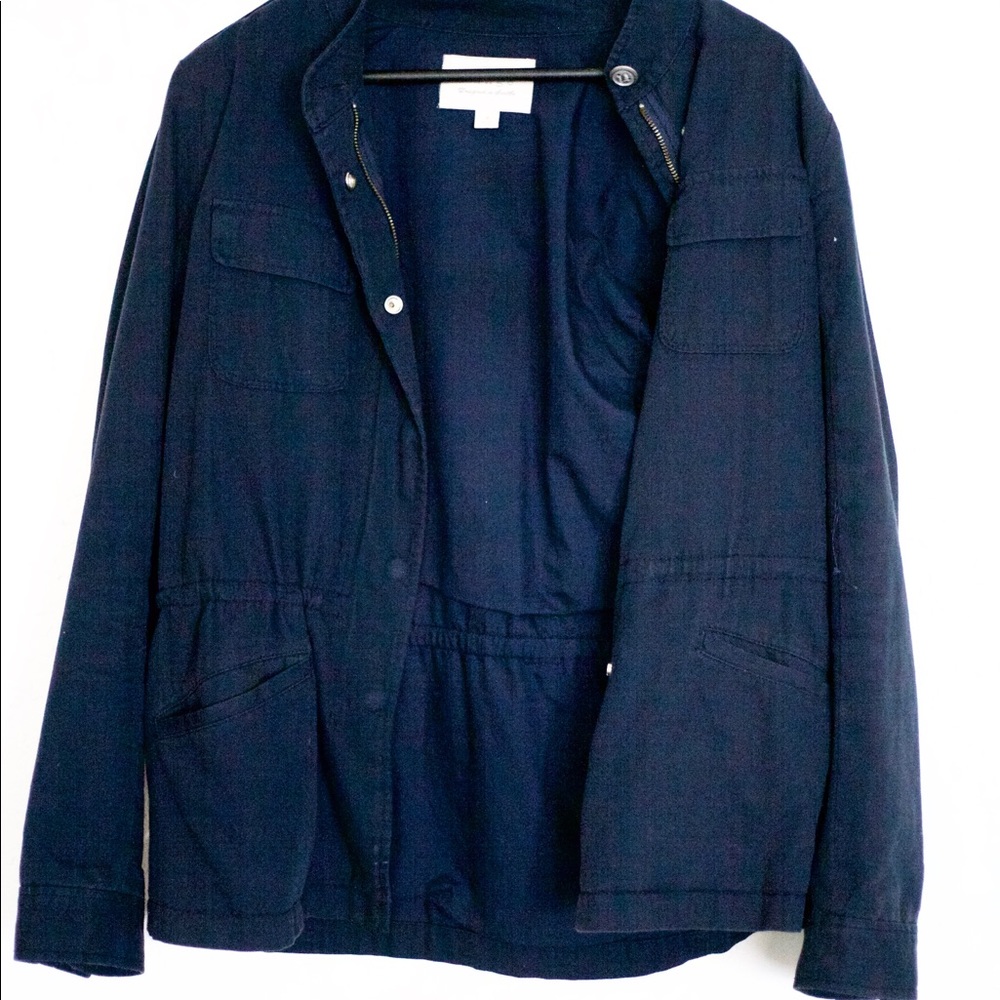 Navy Blue Utility Jacket