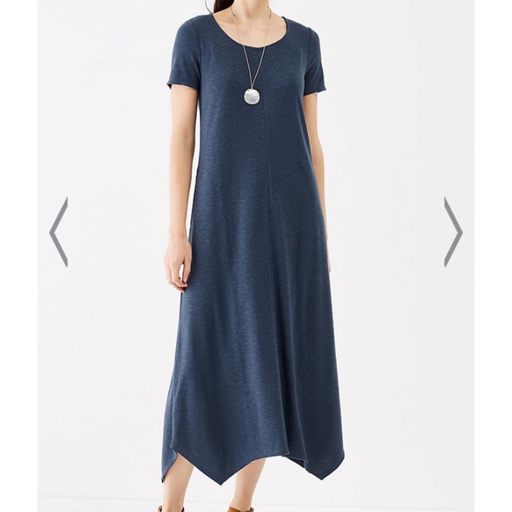 NWOT Pure Jill Tencel-Soft Knit Dipped Hem Dress