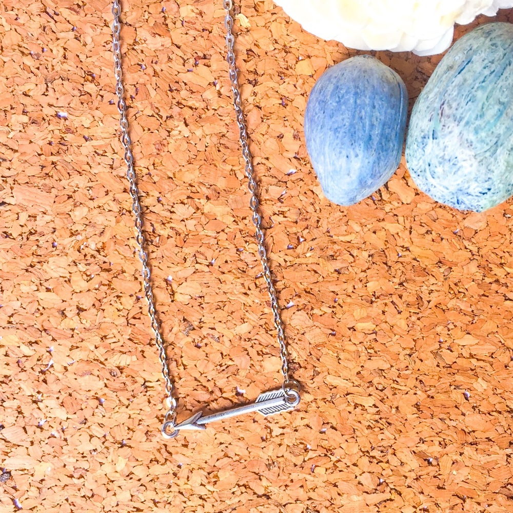 Silver Arrow Necklace