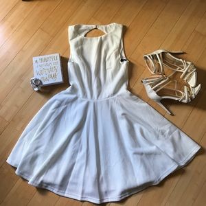 Open Back Skater Dress 💛