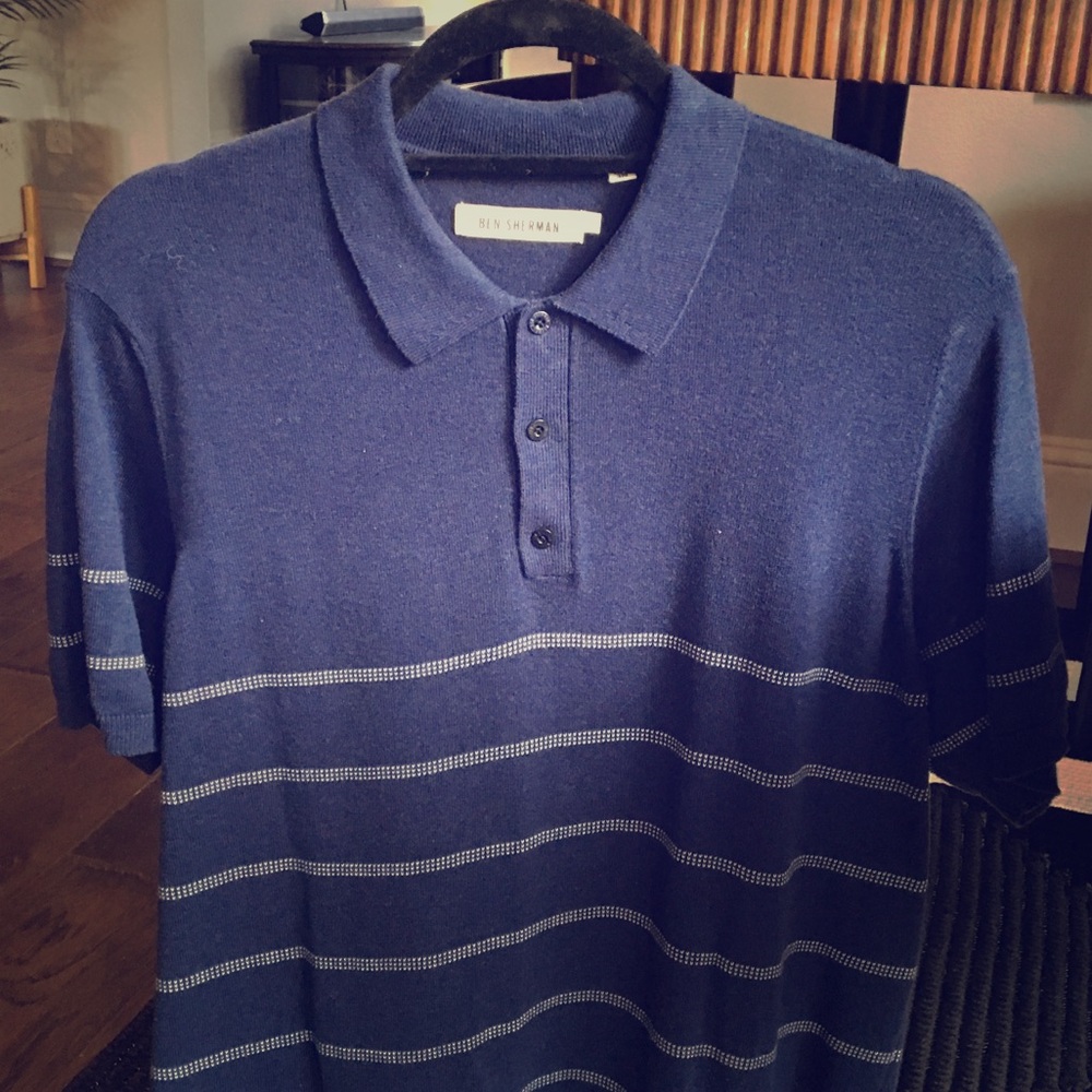 Ben Sherman knit polo shirt