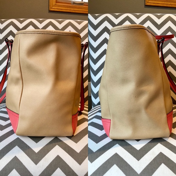 Coach City Tote with colorblock Saffiano Leather - Picture 5 of 8