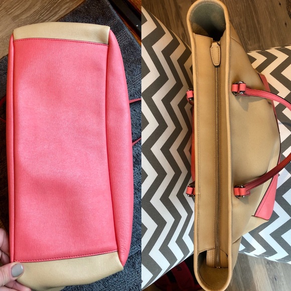 Coach City Tote with colorblock Saffiano Leather - Picture 6 of 8