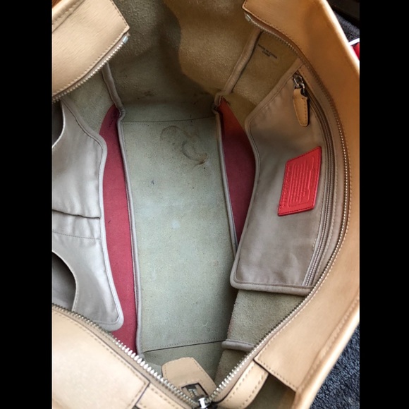 Coach City Tote with colorblock Saffiano Leather - Picture 8 of 8