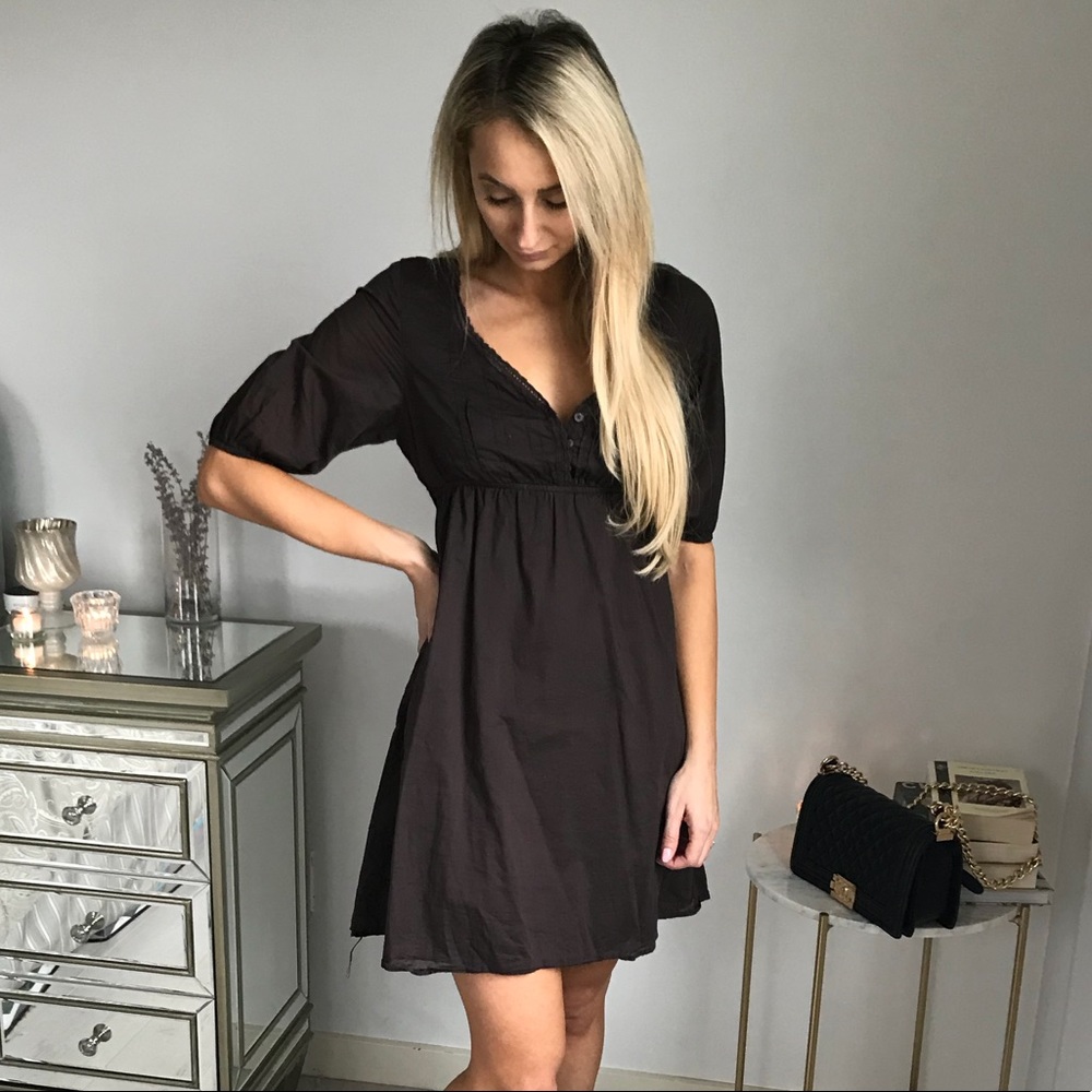 Cute Brown Dress - Picture 2 of 4