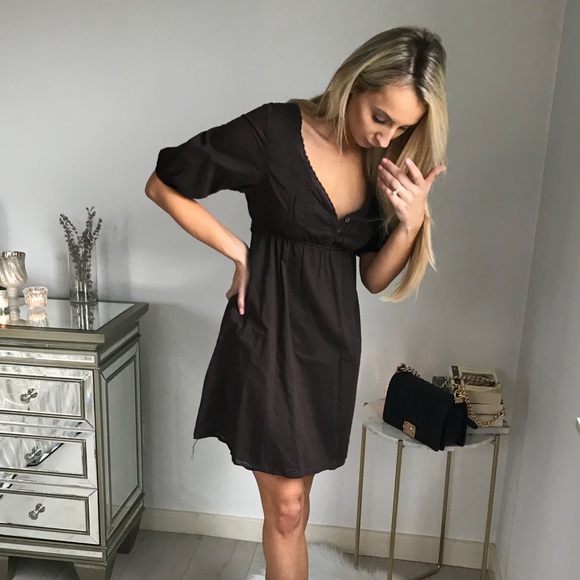 Cute Brown Dress - Picture 3 of 4