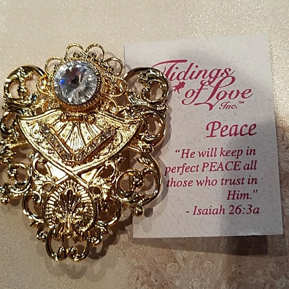 New "Peace" Pin by Tidings of Love