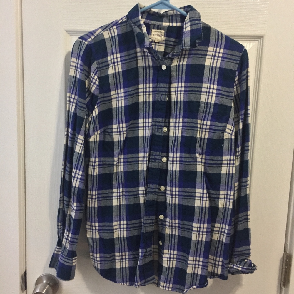 J.Crew Women's Flannel Button Up