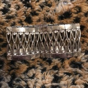 Silver Stretchy Bracelet