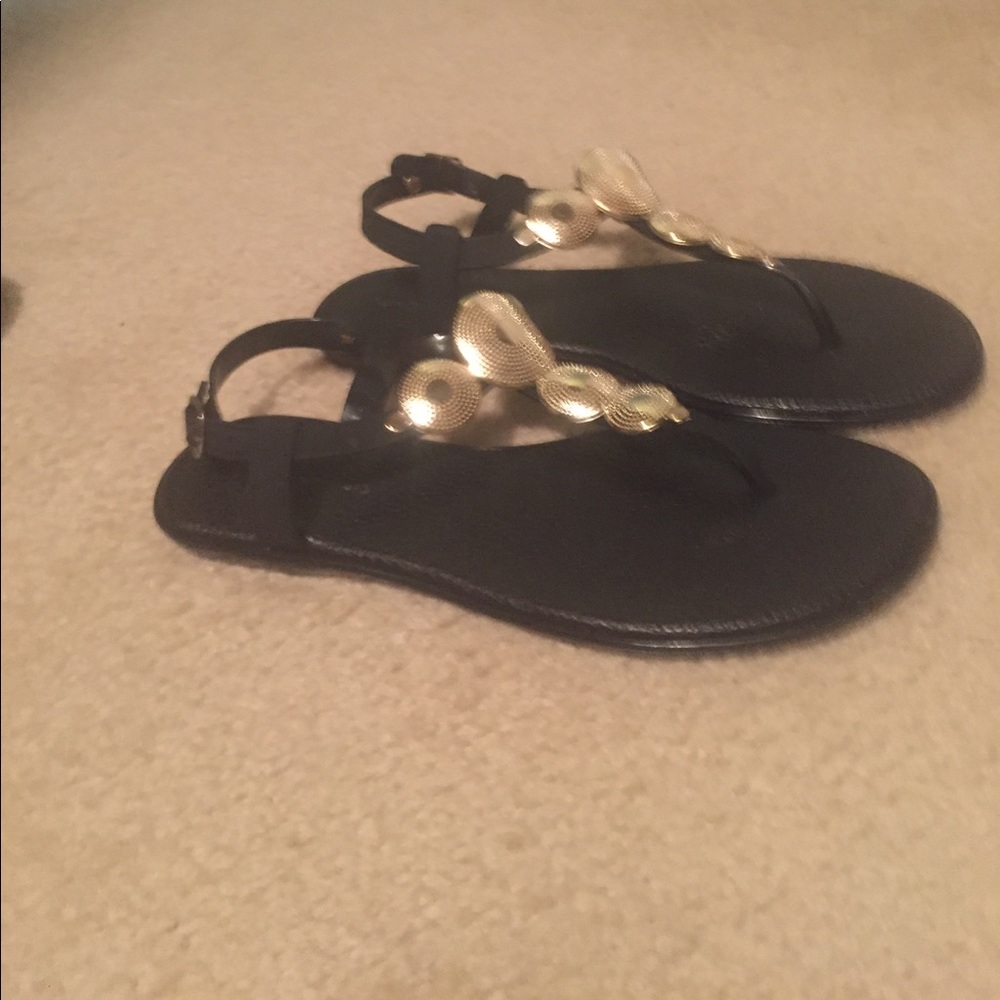 Great black n gold sandals