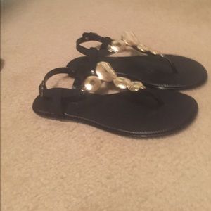 Great black n gold sandals