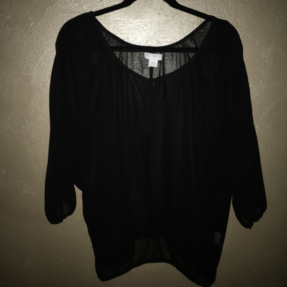 Cotton On medium black blouse