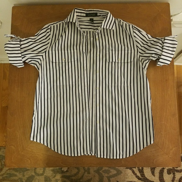 Ralph Lauren Striped Button Up Shirt - Picture 1 of 3