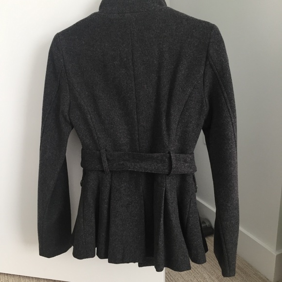 Free People Belted Peplum Wool Coat - Picture 3 of 4