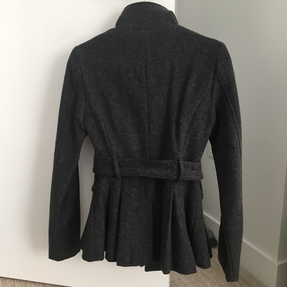 Free People Belted Peplum Wool Coat - Picture 4 of 4
