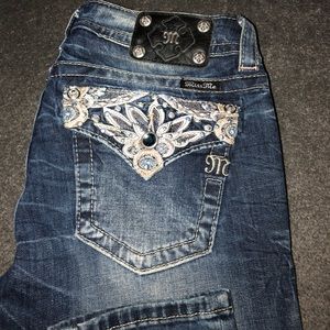 Mid rise skinny jeans