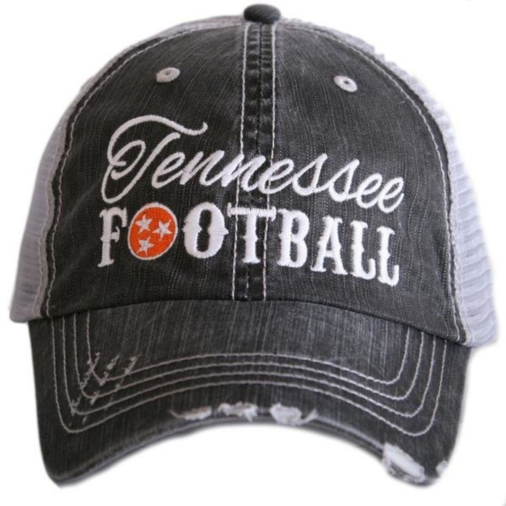 UT ORANGE TENNESSEE FOOTBALL TRI-STAR DISTRESSED T
