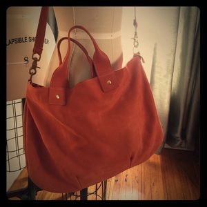 Clare V Suede Messenger Bag