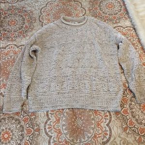 Oversized knit sweater