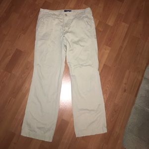 Worn once! American Eagle Khaki pants. 34/33