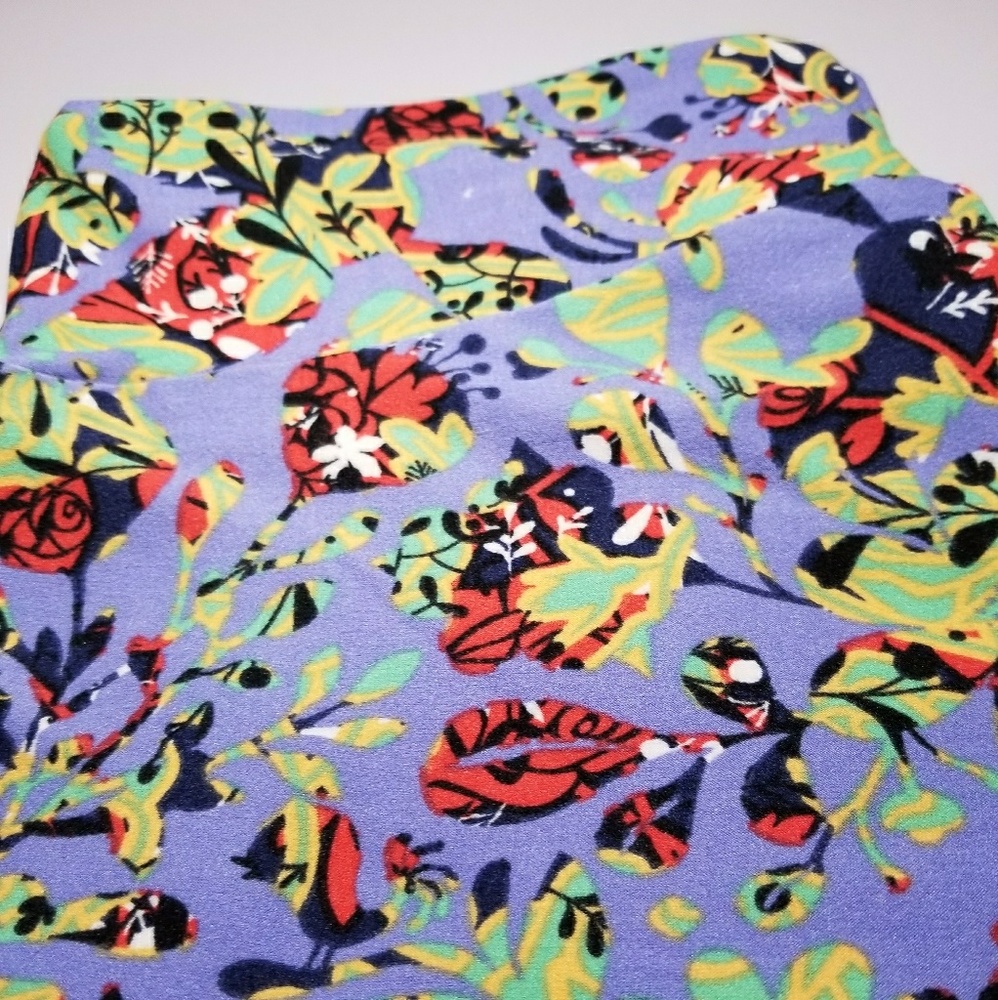 Lularoe TC leggings- lavender floral