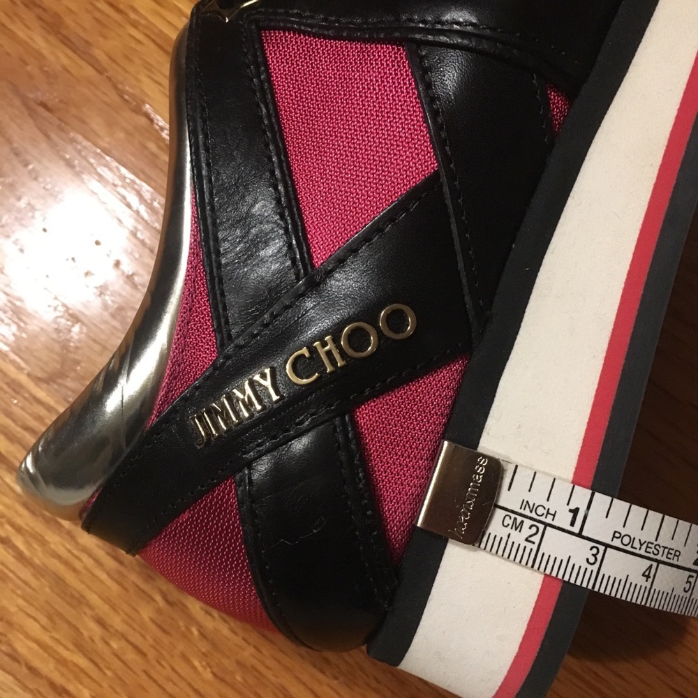 🌺🌼🌷 Jimmy Choo London geranium Sneakers.