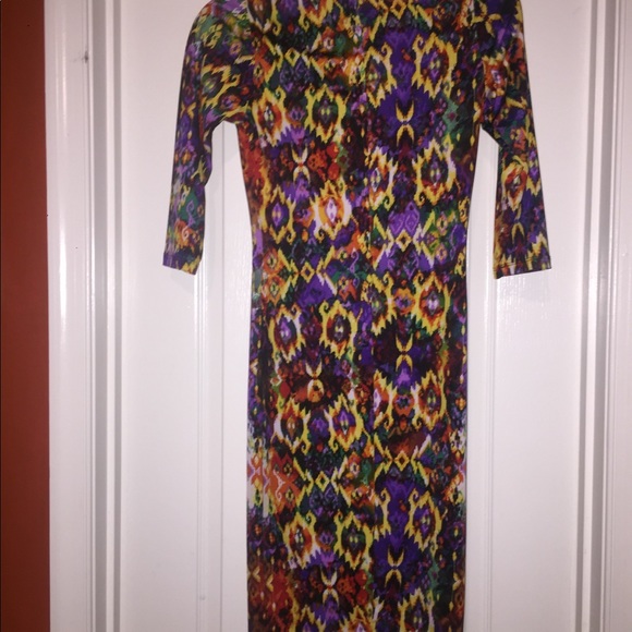 Multi-Color BodyCon Dress - Picture 2 of 2