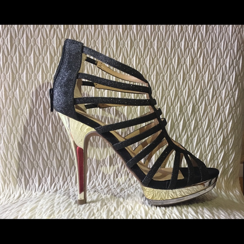 Belle cages strappy heels - gift with purchase