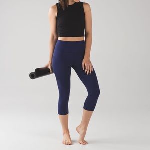 Align Crop Hero Blue Lululemon NWT