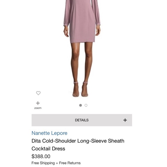 SOLD ON E BAY Nanette Lepore Dita Dress Black NWT - Picture 6 of 8