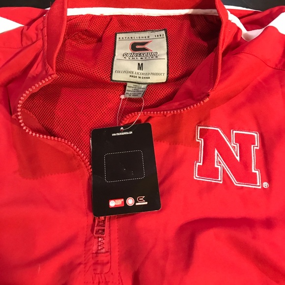 Nebraska Men’s NWT Colosseum Jacket Medium 🏈 - Picture 1 of 8