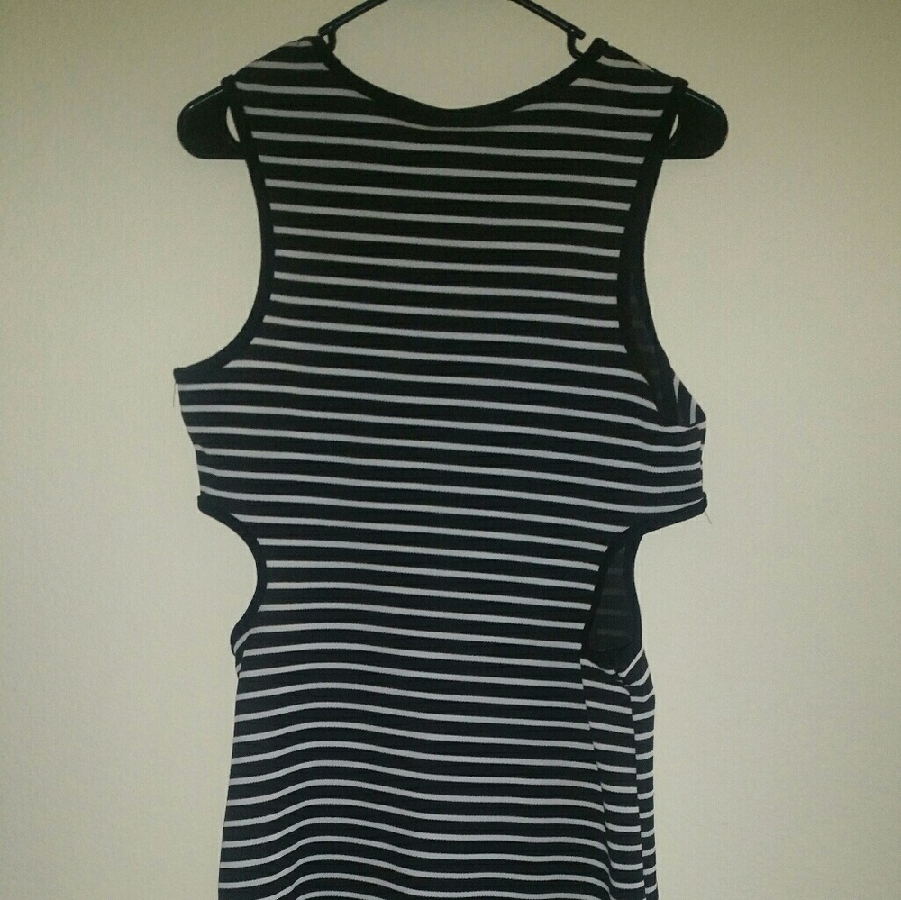 Black and white dress
