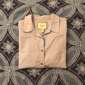 Blue button-down