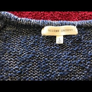 Cold shoulder sweater