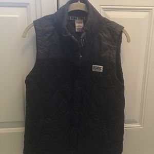 Victoria secret pink black vest