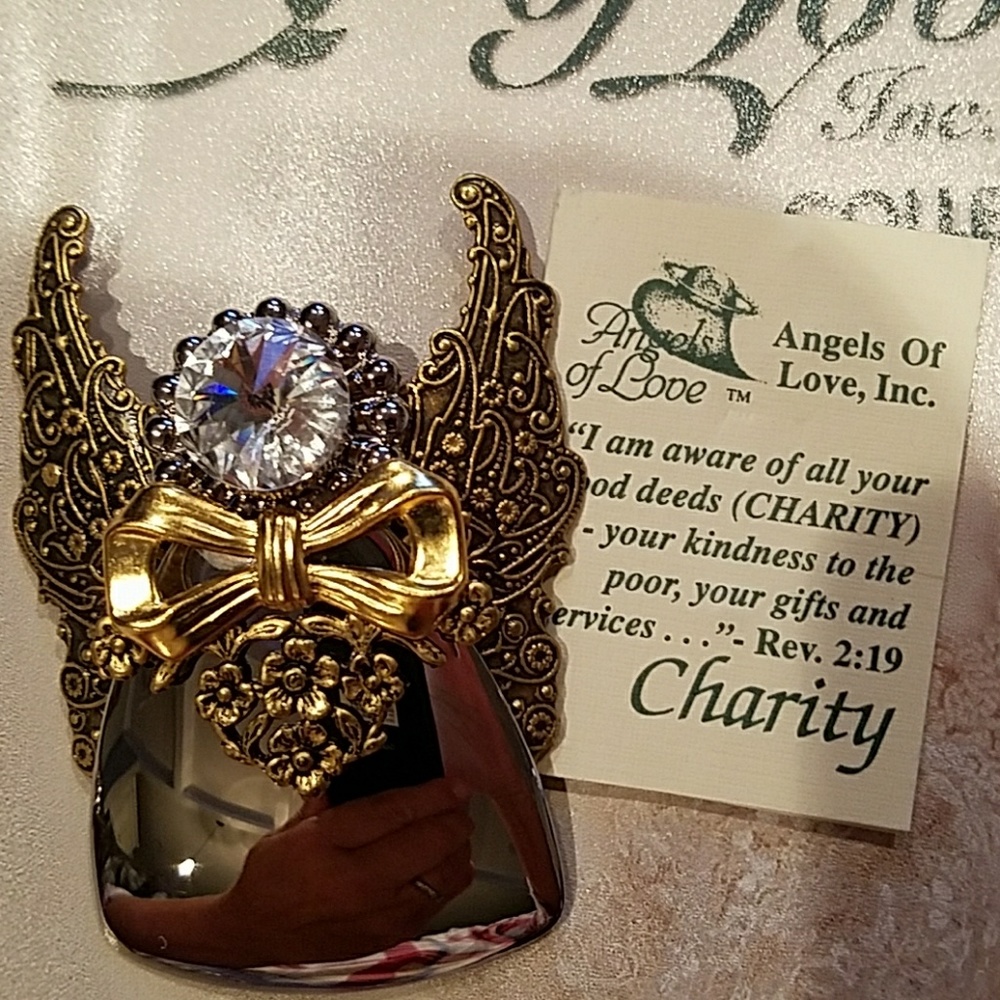 New "Charity" Pin by Tidings of Love